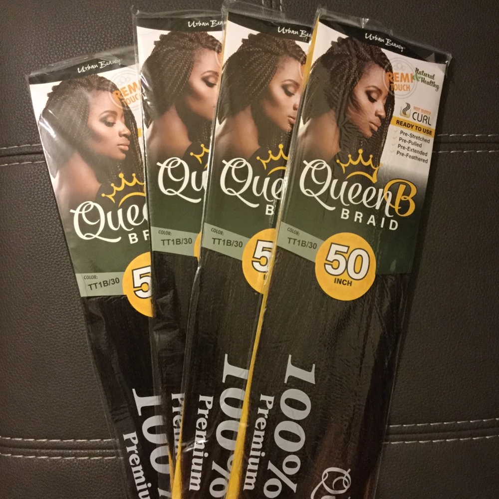 Queen B Braiding Hair (12 Pack) 💎💎💎